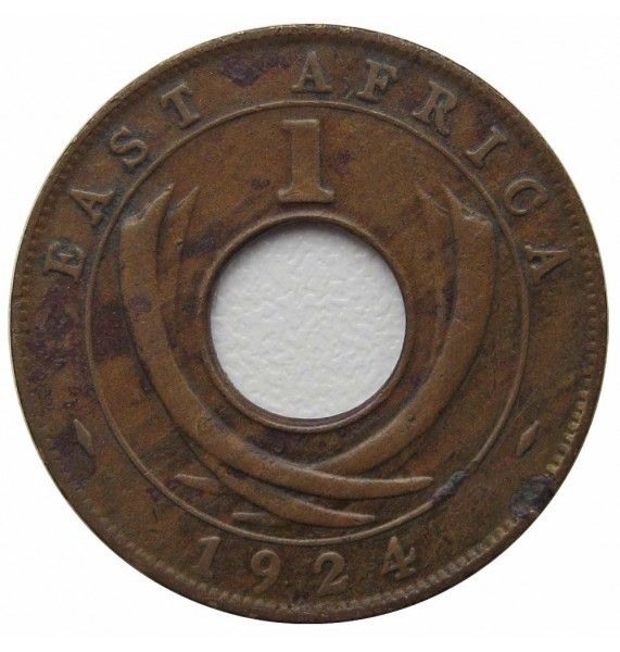 Британская Восточная Африка 1 цент 1924 г.