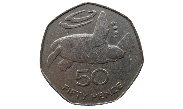 Остров Святой Елены и Вознесения 50 пенсов 1984 г.