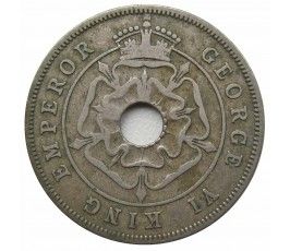 Южная Родезия 1 пенни 1942 г.