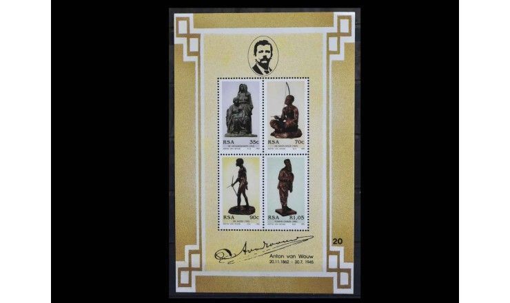 ЮАР 1992 г. "150 лет со дня рождения скульптора Антона ван Воува"