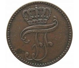 Мекленбург-Шверин 3 пфеннига 1863 г. A