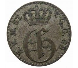 Мекленбург-Стрелиц 1/48 талера 1855 г. А