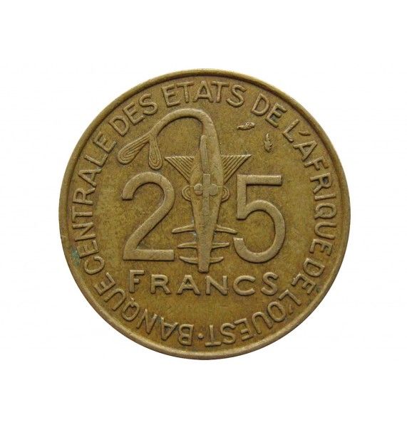 Западно-Африканские штаты 25 франков 1976 г.