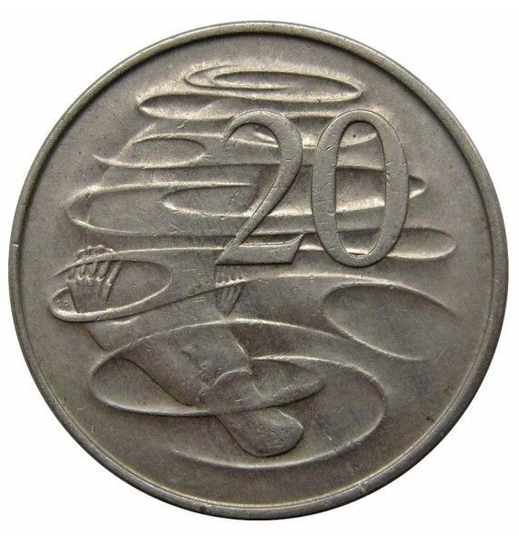 Австралия 20 центов 1967 г.