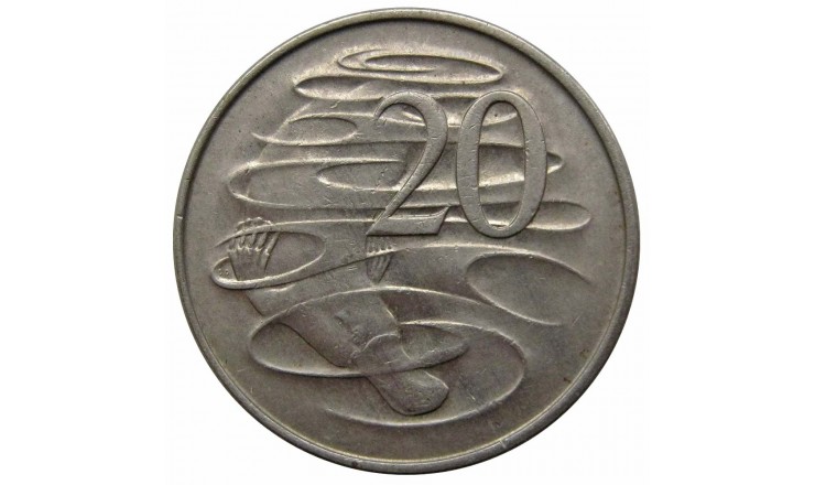 Австралия 20 центов 1967 г.