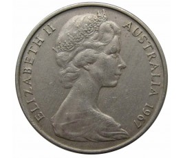 Австралия 20 центов 1967 г.
