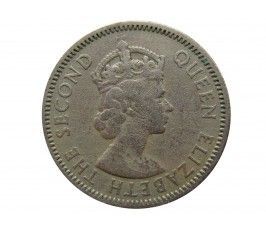 Восточно-Карибские территории 25 центов 1955 г.