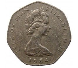 Остров Мэн 20 пенсов 1984 г. AA