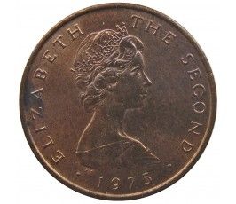 Остров Мэн 1 новый пенни 1975 г.