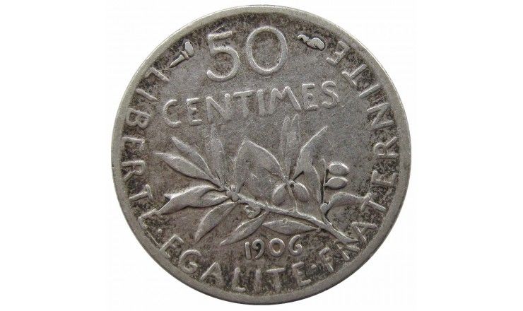 Франция 50 сантимов 1906 г.