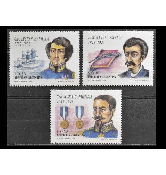Аргентина 1992 г. "Историческая память"