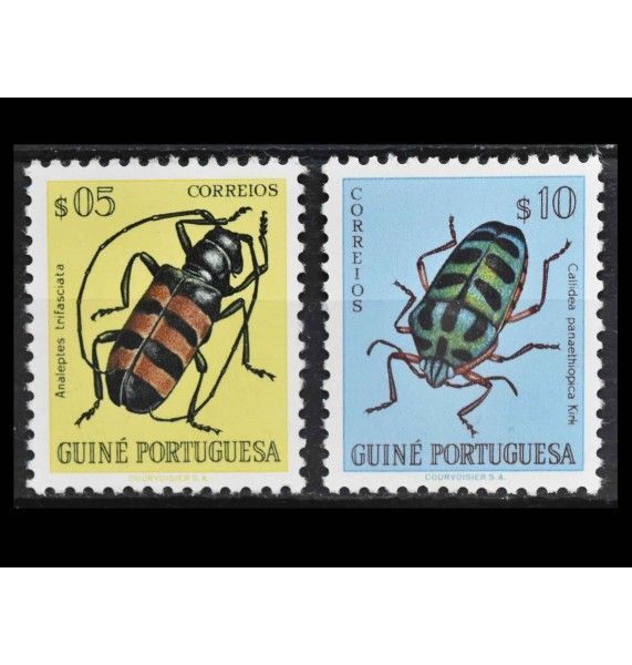 Португальская Гвинея 1953 г. "Жуки"
