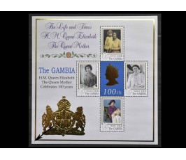 Гамбия 1999 г. "100-й день рождения королевы Елизаветы, королевы-матери"