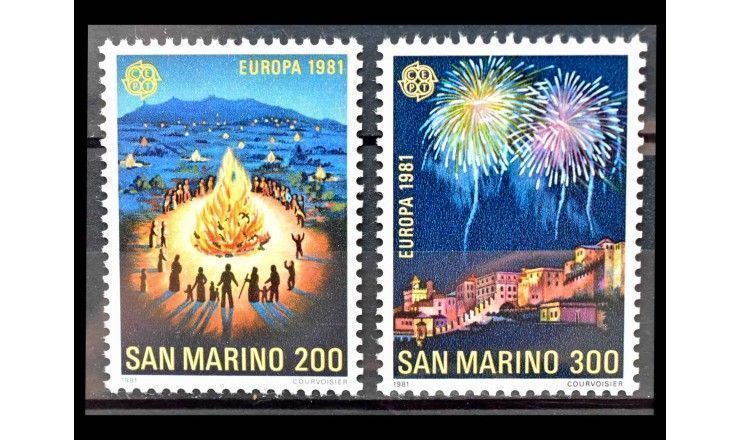 Сан-Марино 1981 г. "Европа: Фольклор"