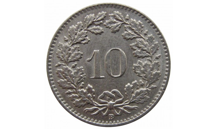 Швейцария 10 раппен 1964 г.