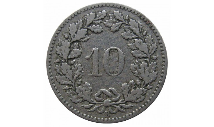 Швейцария 10 раппен 1908 г. Швейцария 10 раппен 1908 г.