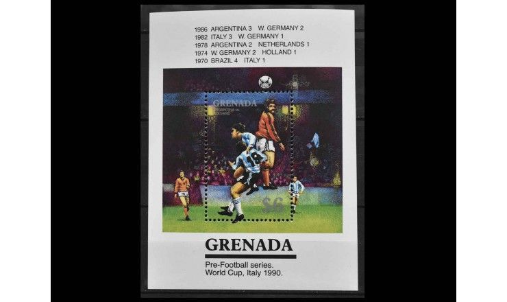 Гренада 1989 г. "Чемпионат мира по футболу 1990, Италия"