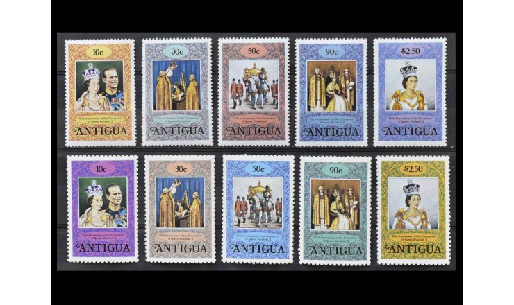 Антигуа 1978 г. "25 лет коронации Королевы Елизаветы II"