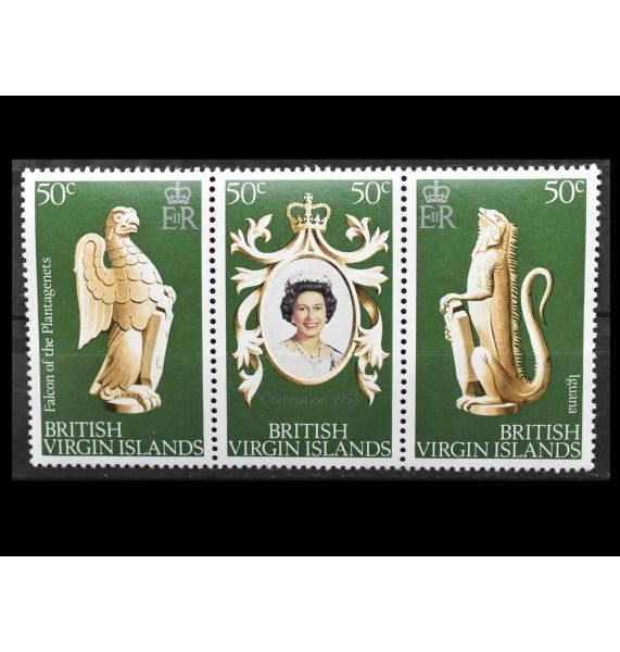 Британские Виргинские острова 1978 г. "25 лет коронации Королевы Елизаветы II"
