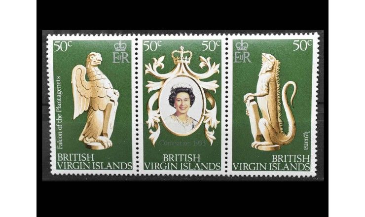 Британские Виргинские острова 1978 г. "25 лет коронации Королевы Елизаветы II"
