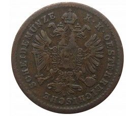 Австрия 1 крейцер 1881 г.