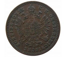 Австрия 1 крейцер 1881 г.