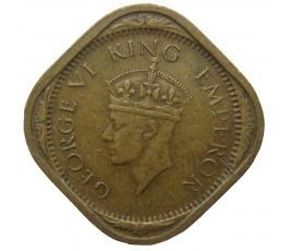 Индия 1/2 анны 1942 г. Индия 1/2 анны 1942 г.