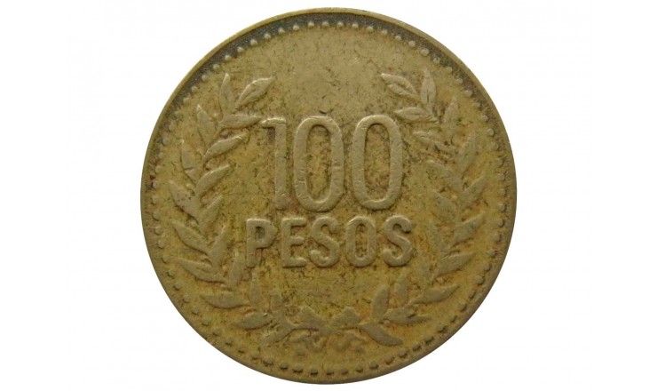 Колумбия 100 песо 2008 г.