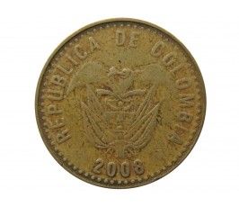 Колумбия 100 песо 2008 г.