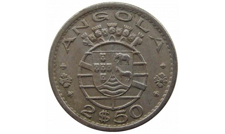Ангола 2,5 эскудо 1969 г.