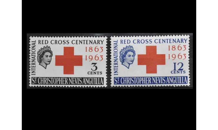 Сент-Кристофер-Невис-Ангилья 1963 г. "Столетие Красного Креста"