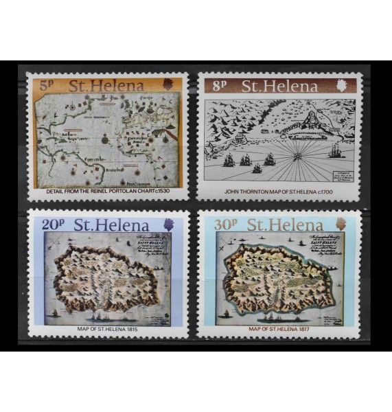 Остров Святой Елены 1981 г. "Карты"
