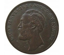 Швеция 1 эре 1873 г. L.A.