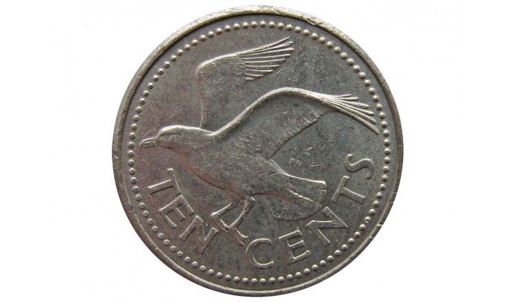 Барбадос 10 центов 1996 г.