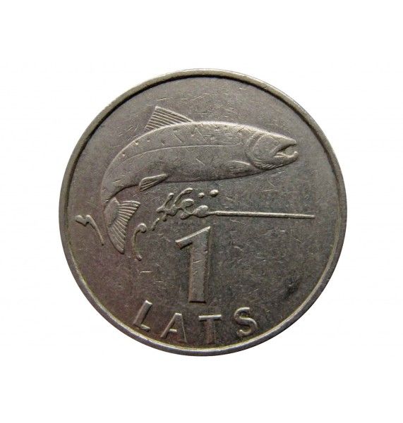 Латвия 1 лат 1992 г.
