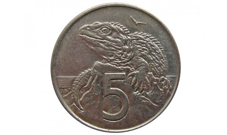 Новая Зеландия 5 центов 1982 г.
