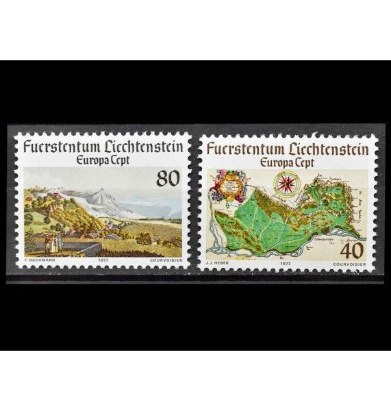 Лихтенштейн 1977 г. "Европа CEPT: Пейзажи"