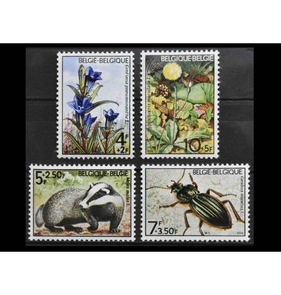 Бельгия 1974 г. "Флора и фауна" Бельгия 1974 г. "Флора и фауна"