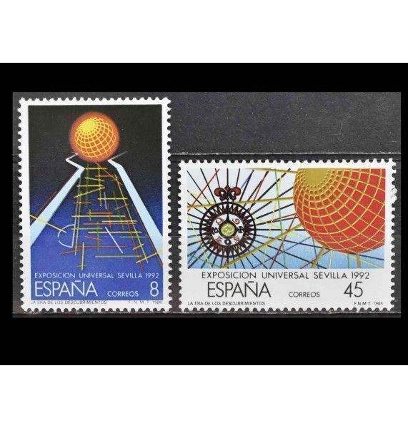 Испания 1988 г. "Всемирная выставка EXPO`92 в Севилье"