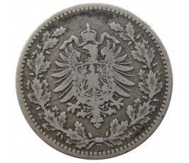 Германия 50 пфеннигов 1877 г. B