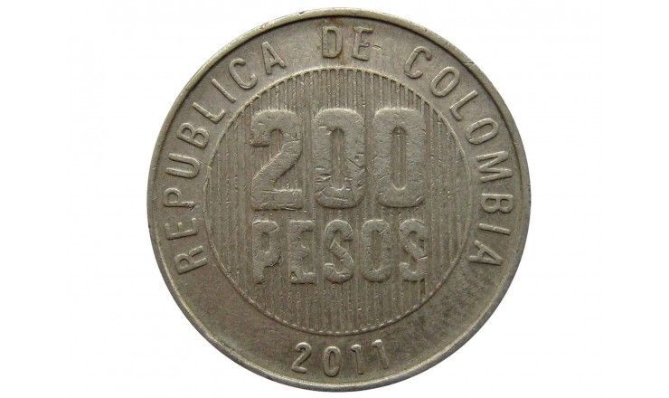 Колумбия 200 песо 2011 г.