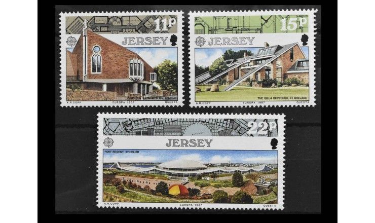 Джерси 1987 г. "Европа: Современная архитектура"