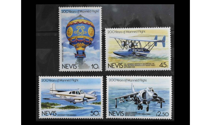 Невис 1983 г. "Двухсотлетие пилотируемого полета"