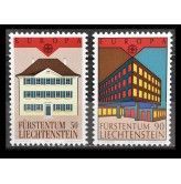 Лихтенштейн 1990 г. "Европа: Почтовые отделения"