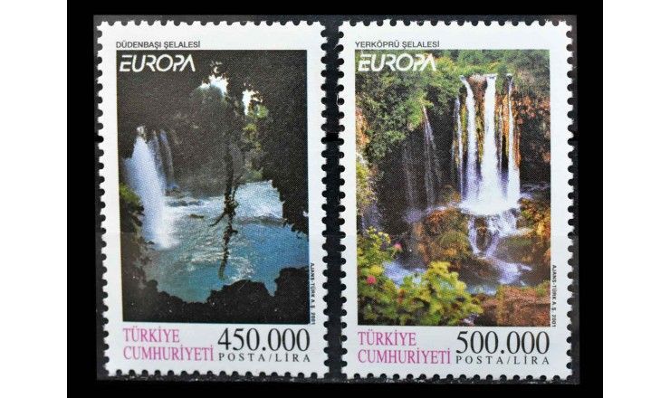 Турция 2001 г. "Европа: Вода - природное сокровище"