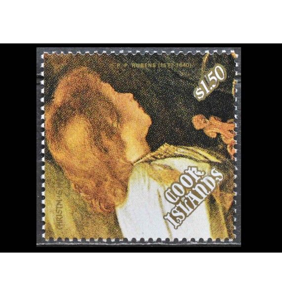 Острова Кука 1989 г. "Рождество: Картины Рубенса"