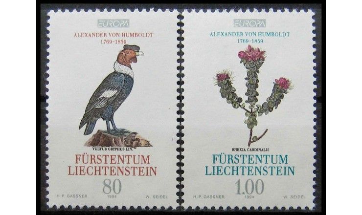 Лихтенштейн 1994 г. "Европа: открытия и изобретения"
