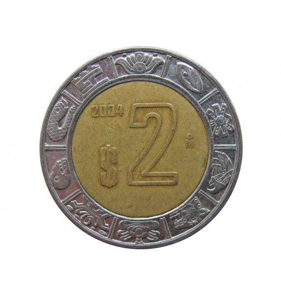 Мексика 2 песо 2004 г.