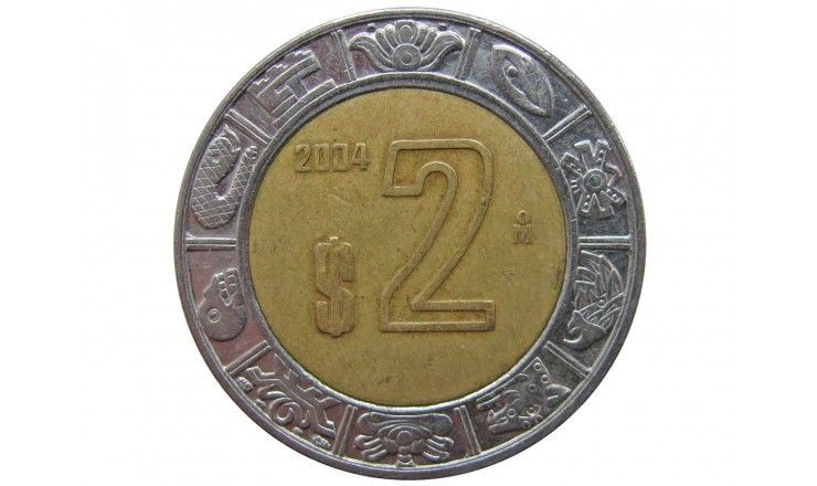 Мексика 2 песо 2004 г.