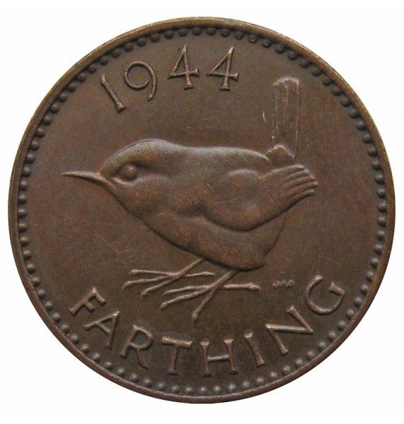 Великобритания 1 фартинг 1944 г.